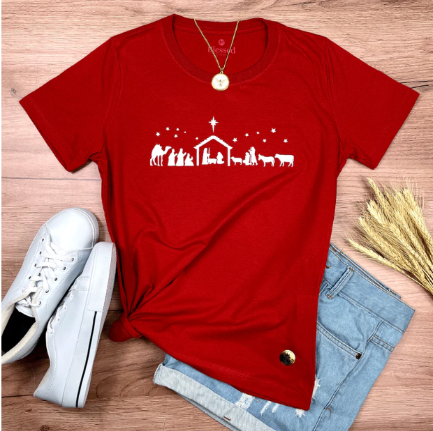 camiseta feminina verde o nascimento camiseta feminina verde o nascimento